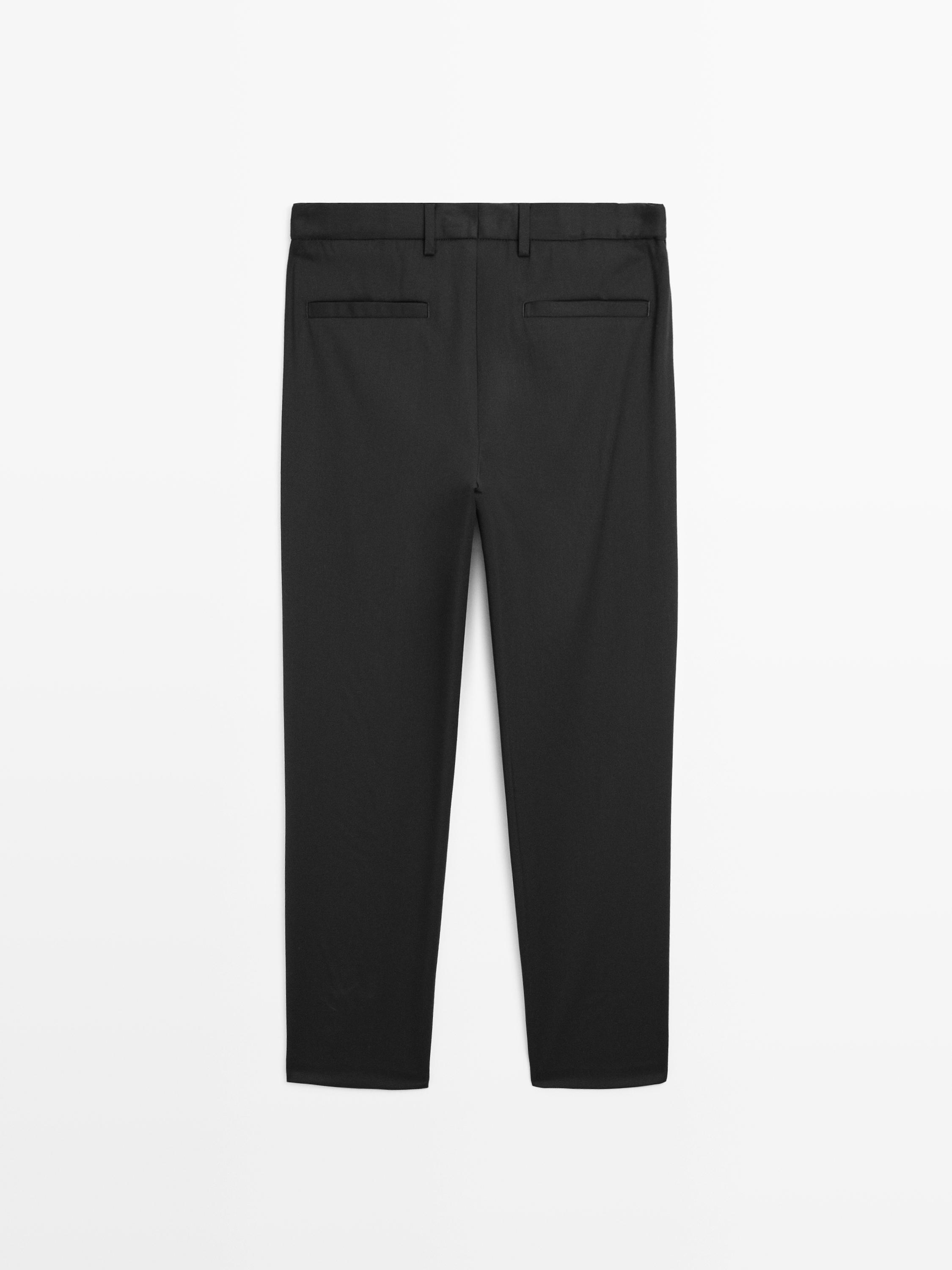 Comfort waist trousers with interior elastic